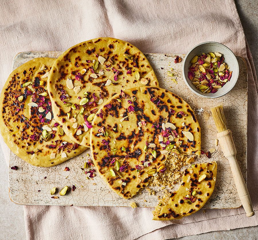 Peshwari Naan freshly baked